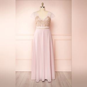 1861 - Theola Mauve plus-size dress